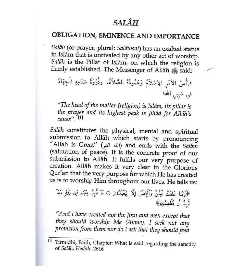 Prayer According to the Sunnah