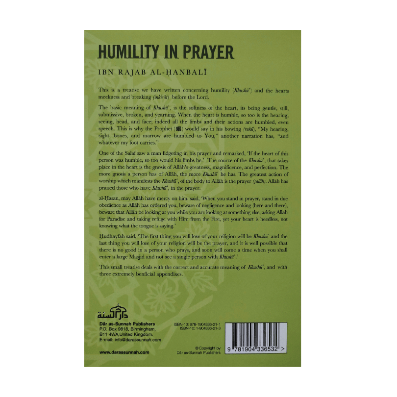 The Humility in Prayer
